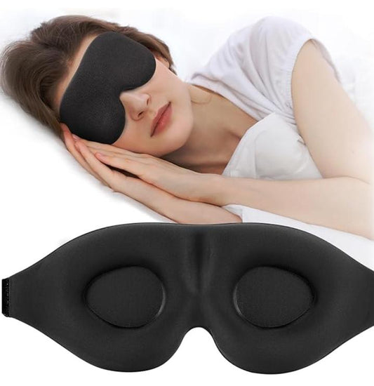 ZGGCD Sleep Mask for Side Sleeper, Light Blocking Sleeping Eye Mask for Women Men, 3D Contoured Cup Night Blindfold